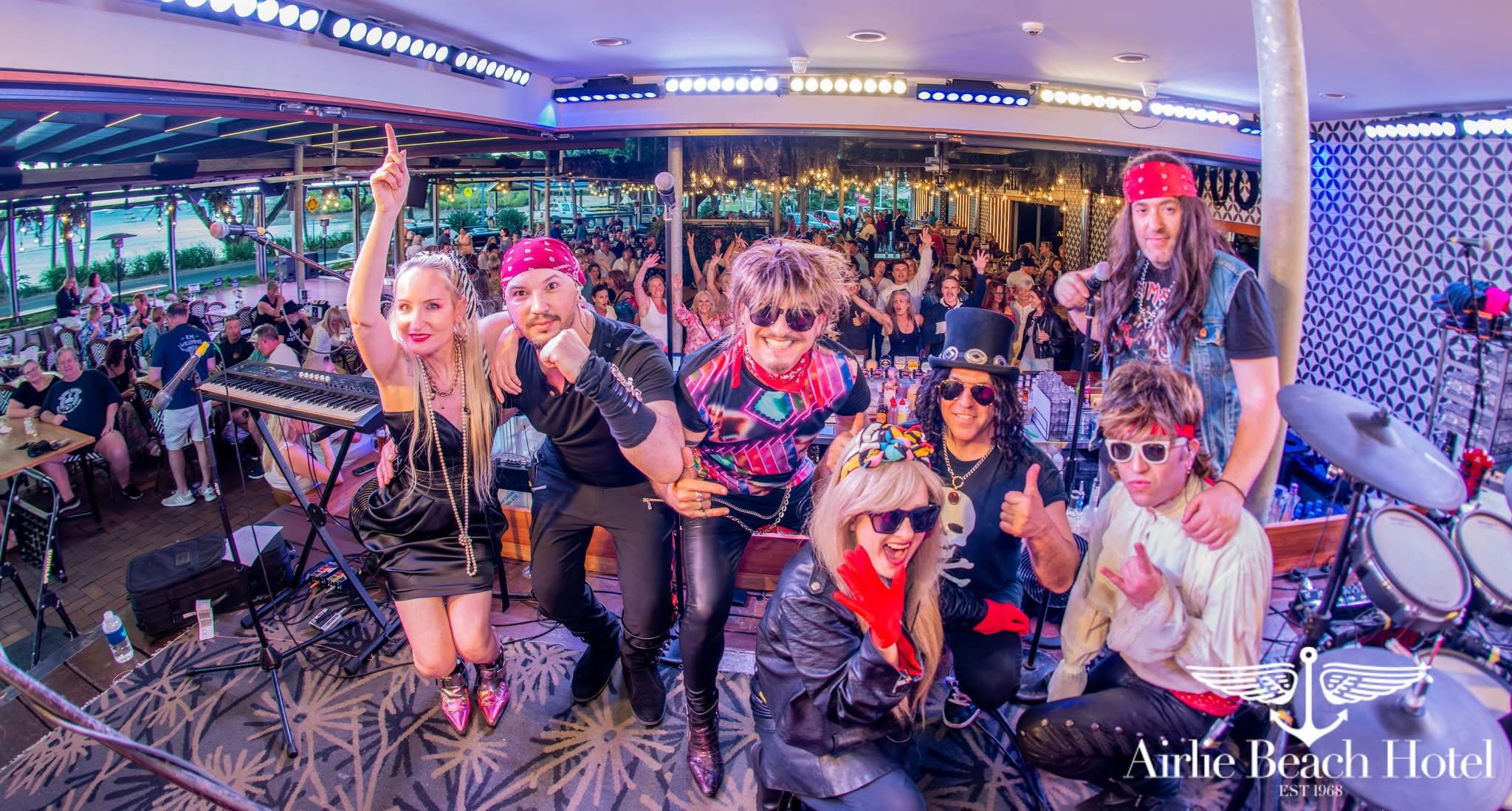Rewind 80s Band performing live